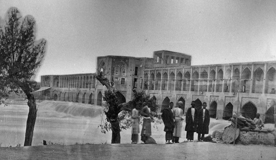 عکس تاریخی از پل خواجو